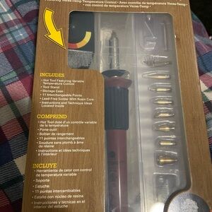 Soldering Tool Kit - Black and Red